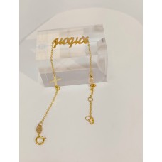 Παιδικό Βραχιόλι Χρυσό 9Κ - "Μαμά", Σταυρός και μαργαριτάρι (KID200)